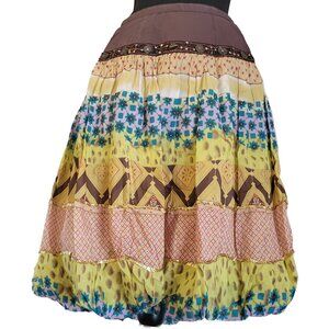 Vintage Boho Earthy Whimsigoth Skirt